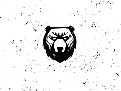 Bear bear black brand brave fear head hipster identity man rude shop sketch