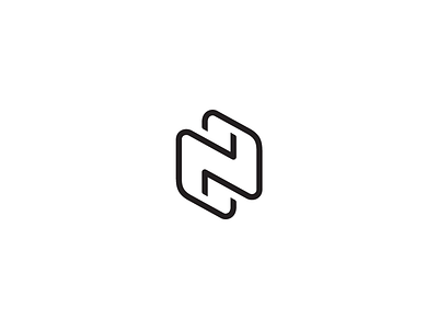 N brand branding corporate for sale identity letter line logo minimal n simple smooth