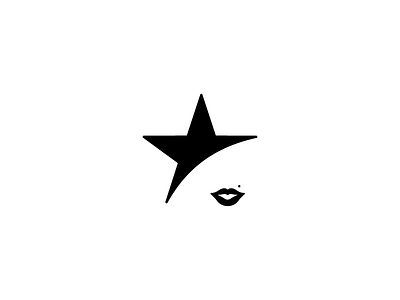 Superstar brand contest female girl logo mark music singer song star symbol woman