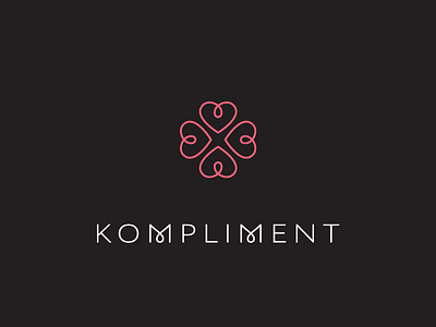 Hearts & Flowers brand brandmark delivery flower heart identity logo symbol