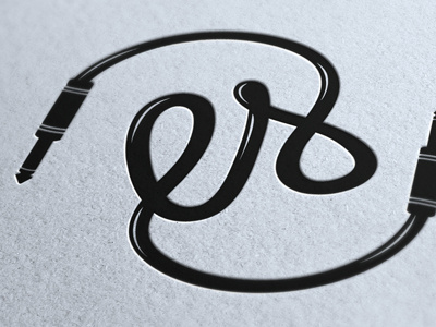 Electrostub lettering logo music