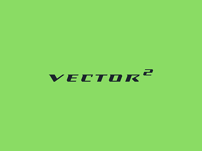 Vector 2 brand game lettering logo run speed sport symbol vector