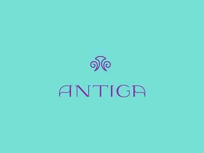 Antiga apparel brand clothes fashion lettering logo women