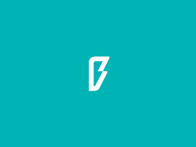 Batch Ventures b brand lightning logo mark symbol v venture