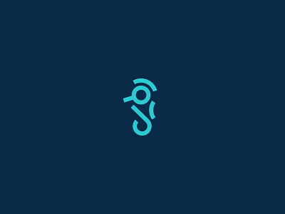 Seahorse animal app design horse icon logo sea service ui ux water weed