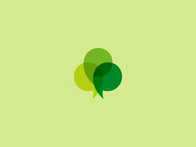 Tree Words app bubble design icon language learn logo service speech tree word