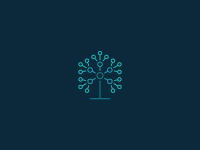 Tree app brand circle code design icon logo plant service tree ui ux