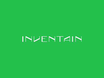 Inventain company create design development game lettering logo startup