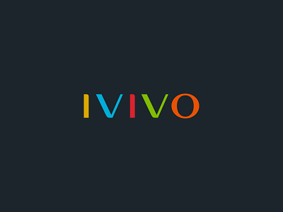 Ivivo advertising agency brand design digital lettering logo typography
