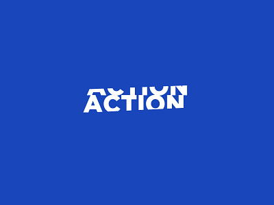 Action action brand company design logo motion