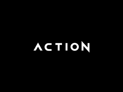 Action action app brand design logo