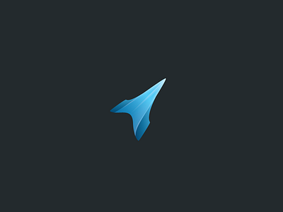 Space arrow brand design icon logo rocket ship space speed