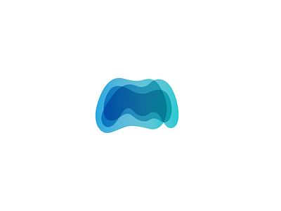 Jelly app brand design icon jelly letter logo m service