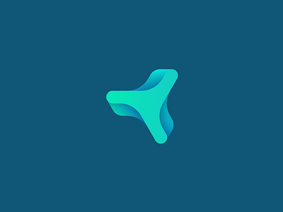 Propeller app brand company design icon logo propeller service ui