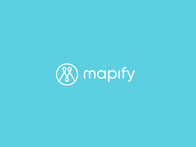 Mapify adventure brand design icon logo mountain travel trip