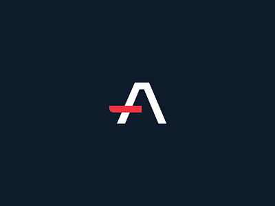 Alterus a alpinism brand company design industrial letter line logo