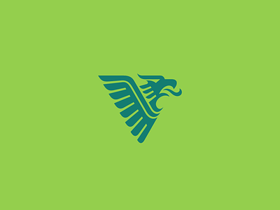 Eagle animal bird brand design eagle fly for sale green icon logo logotype wing