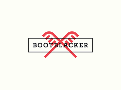 Bootblacker boot brand brush clean design footwear logo sneaker