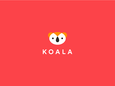 Koala animal app bear brand cute design icon koala logo