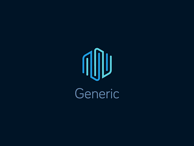 Generic app brand design generic icon logo