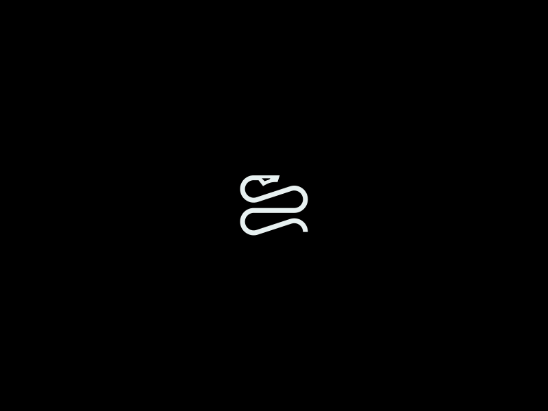 Snake animal animation app brand design icon logo snake