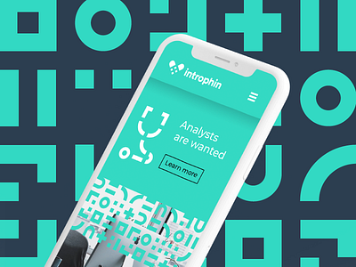 Introphin | Medtech company brand design logo med medical medicine style tech