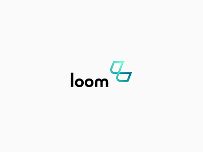 Loom Network brand design identity logo loop net network technology
