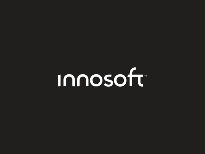 Innosoft Dynamic Brand Identity animation brand circle design it logo motion ring soft