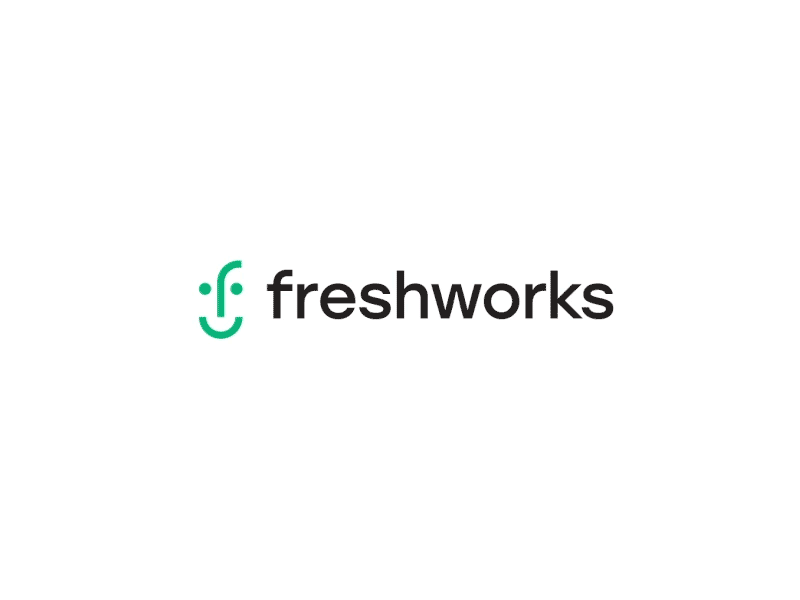 Freshworks Logo System branding design face freshworks identity logo mark saas service system