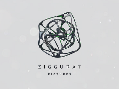 Ziggurat 3d alien c4d data design knot logo movie strange