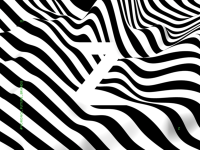 07 Z brand camo future identity letter pattern voronoi z zebra