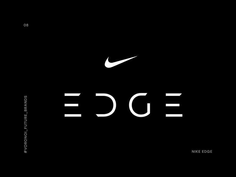 08 Nike Edge animation brand design edge future logo motion nike sports voronoi