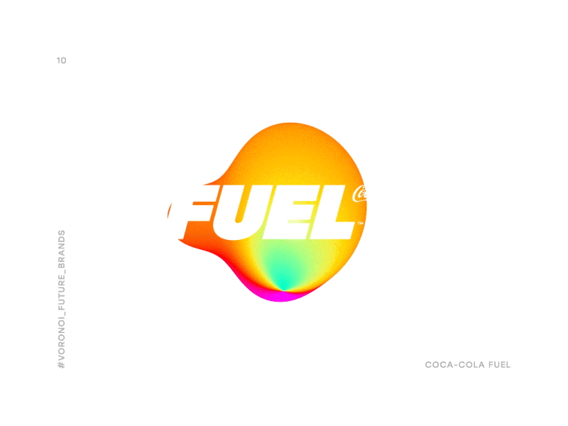 Coca-Cola Fuel animation brand branding coca cola design drink fluid fuel logo motion voronoi future brands