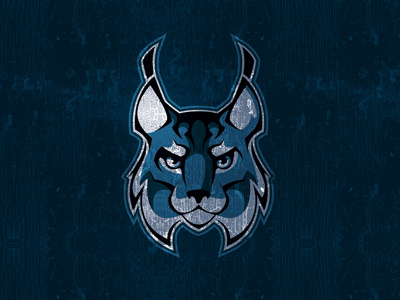 Gray Lynx animal branding football lynx mascot sport team