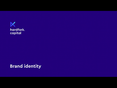 Hardfork.capital blockchain brand branding capital crypto currency crypto trading design finance flow fund hardfork ico identity logo logo design logotype money motion presentation voronoi