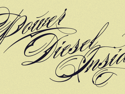Pdi font lettering logo tattoo type