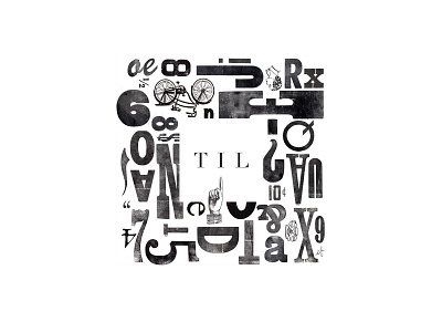 The Illustration League / logo variation design illustration letterpress logo