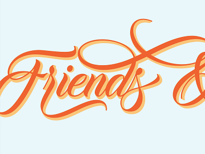 Friends & Fellows / WIP design lettering typography