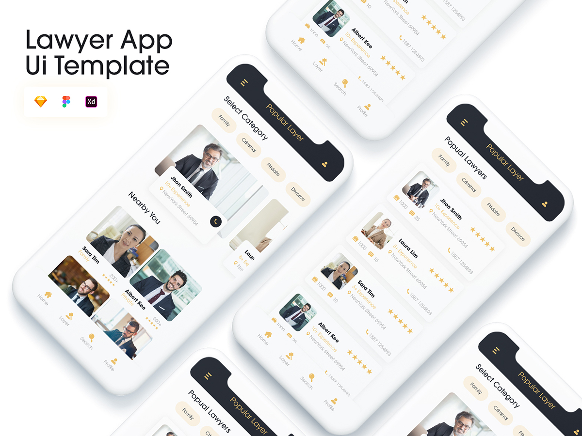 lawyer-app-ui-template-design-by-md-faizan-on-dribbble