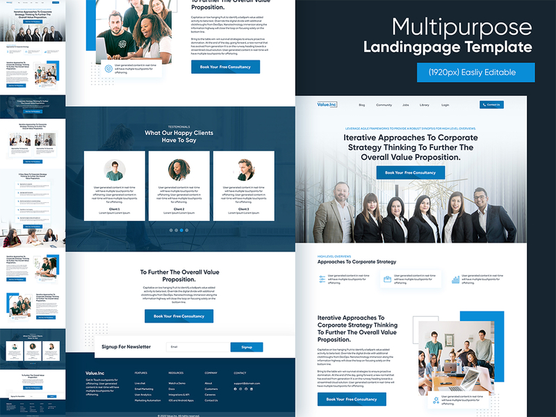 Consultant Website Template Designs, Themes, Templates And Downloadable ...