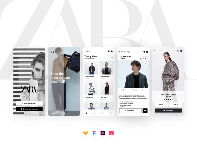 Zara New Collection by Alptekin Can ♕ on Dribbble