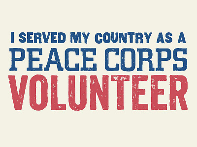 Peace Corps Volunteer design farm fresh fashion hand drawn peace corps t shirts typography usa