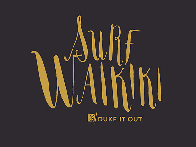 Surf Waikiki design farm fresh fashion graphic design t shirts typography waikiki