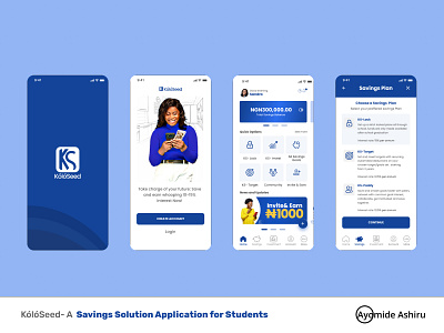 KólóSeed: Savings Mobile App for Students case study figma finance fintech mobileapp payment responsive savings student ui uiux ux