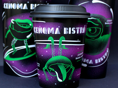 Genoma Bistró coffee graphic design illustration