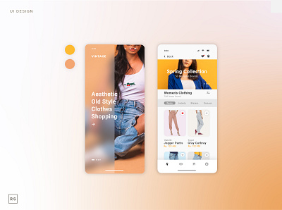 Fashion Mobile Apps UI Design app ui ux design