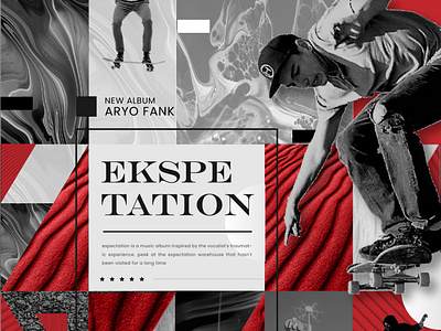 CD Cover of Aryo Fank Album "Ekspetation"