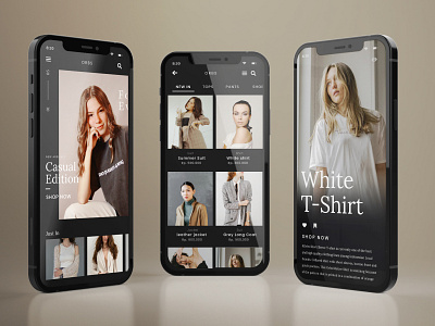 Orbs Mobile Apps Design branding fashion mobile ui ux