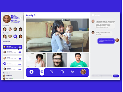 AdobeXD Challenge: Videocall UI