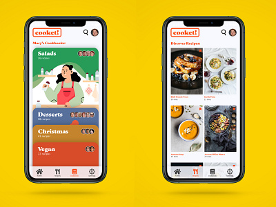 AdobeXD Challenge: Auto - Animation | Cooking app